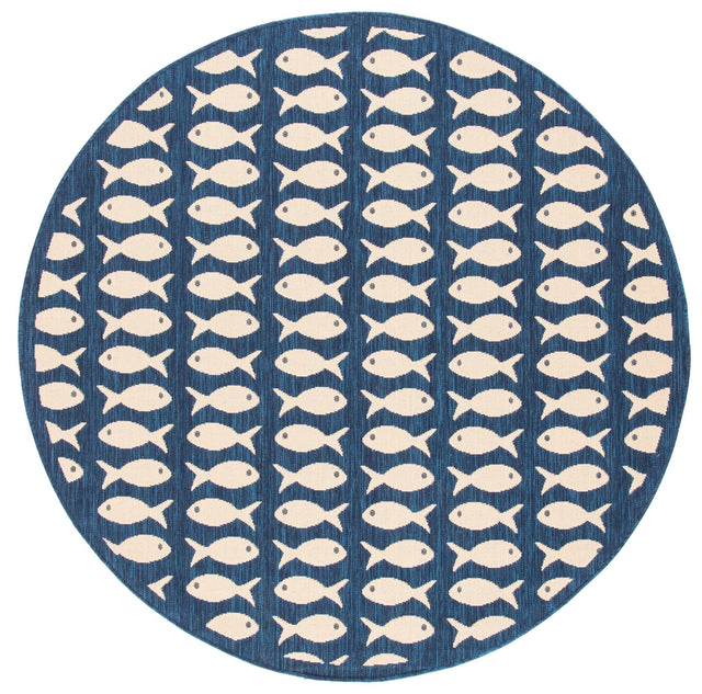 Safavieh Courtyard Cy6013 Navy/Beige Rug - Safavieh - cy6013 - 268 - 4r