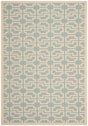 Safavieh Courtyard Cy6015 - 223 Aqua / Beige Rugs - Safavieh - cy6015 - 223 - 2
