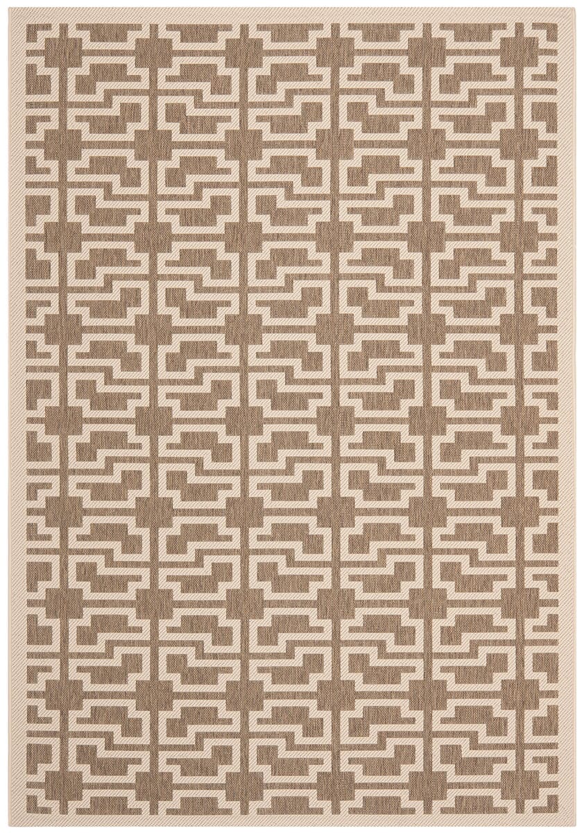 Safavieh Courtyard Cy6015 - 242 Mocha / Beige Rugs - Safavieh - cy6015 - 242 - 2