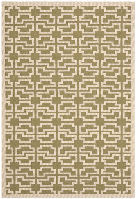 Safavieh Courtyard Cy6015 - 244 Green / Beige Rugs - Safavieh - cy6015 - 244 - 2