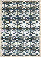 Safavieh Courtyard Cy6015 - 268 Navy / Beige Rugs - Safavieh - cy6015 - 268 - 2