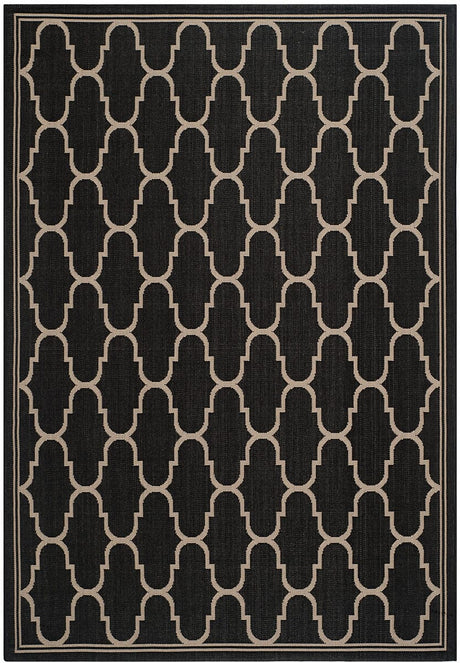 Safavieh Courtyard Cy6016 - 266 Black / Beige Rugs - Safavieh - cy6016 - 266 - 4