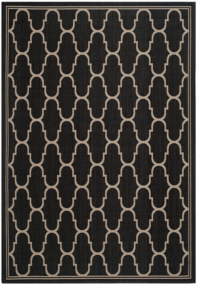 Safavieh Courtyard Cy6016 - 266 Black / Beige Rugs - Safavieh - cy6016 - 266 - 4