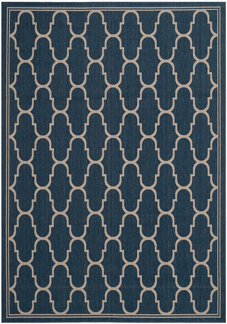 Safavieh Courtyard Cy6016 - 268 Navy / Beige Rugs - Safavieh - cy6016 - 268 - 4