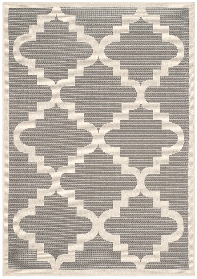 Safavieh Courtyard Cy6017 - 246 Anthracite / Beige Rugs - Safavieh - cy6017 - 246 - 4