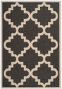 Safavieh Courtyard Cy6017 - 266 Black / Beige Rugs - Safavieh - cy6017 - 266 - 4