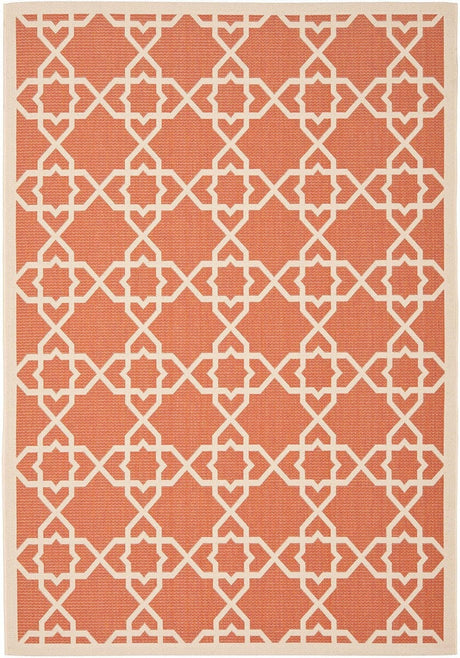 Safavieh Courtyard Cy6032 - 241 Terracotta / Beige Rugs - Safavieh - cy6032 - 241 - 2