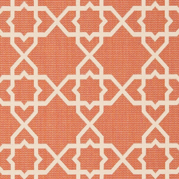 Safavieh Courtyard Cy6032 - 241 Terracotta / Beige Rugs - Safavieh - cy6032 - 241 - 2