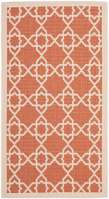 Safavieh Courtyard Cy6032 - 241 Terracotta / Beige Rugs - Safavieh - cy6032 - 241 - 5r