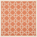 Safavieh Courtyard Cy6032 - 241 Terracotta / Beige Rugs - Safavieh - cy6032 - 241 - 7sq
