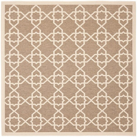 Safavieh Courtyard Cy6032 - 242 Brown / Beige Rugs - Safavieh - cy6032 - 242 - 7sq