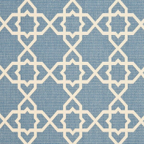 Safavieh Courtyard Cy6032 - 243 Blue / Beige Rugs - Safavieh - cy6032 - 243 - 2