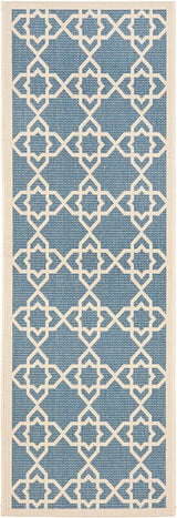 Safavieh Courtyard Cy6032 - 243 Blue / Beige Rugs - Safavieh - cy6032 - 243 - 27