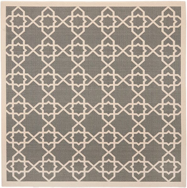 Safavieh Courtyard Cy6032 - 246 Grey / Beige Rugs - Safavieh - cy6032 - 246 - 7sq