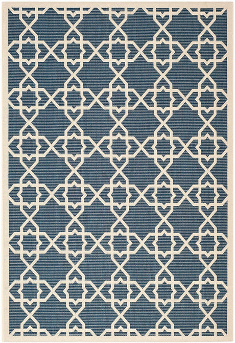 Safavieh Courtyard Cy6032 - 268 Navy / Beige Rugs - Safavieh - cy6032 - 268 - 2