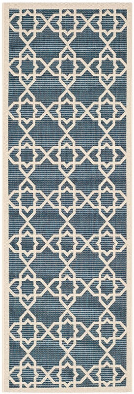 Safavieh Courtyard Cy6032 - 268 Navy / Beige Rugs - Safavieh - cy6032 - 268 - 27