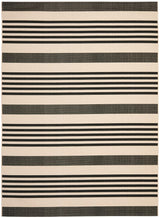 Safavieh Courtyard Cy6062 - 216 Black / Bone Rugs - Safavieh - cy6062 - 216 - 5r