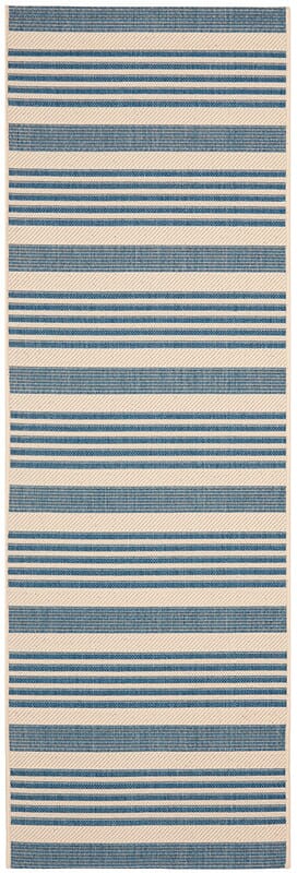 Safavieh Courtyard Cy6062 - 233 Beige / Blue Rugs - Safavieh - cy6062 - 233 - 27