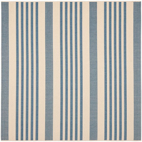 Safavieh Courtyard Cy6062 - 233 Beige / Blue Rugs - Safavieh - cy6062 - 233 - 4sq