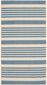 Safavieh Courtyard Cy6062 - 233 Beige / Blue Rugs - Safavieh - cy6062 - 233 - 5r