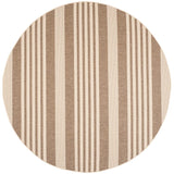 Safavieh Courtyard Cy6062 - 242 Brown / Bone Rugs - Safavieh - cy6062 - 242 - 8r