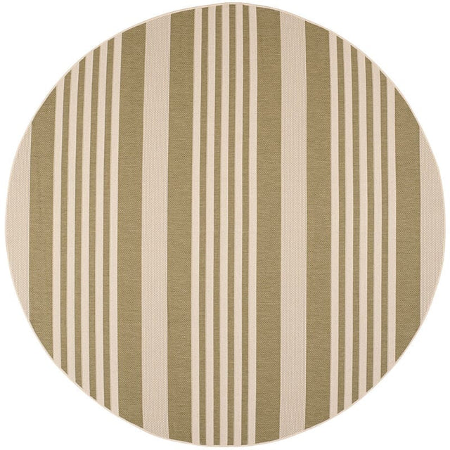 Safavieh Courtyard Cy6062 - 244 Green / Beige Rugs - Safavieh - cy6062 - 244 - 8r
