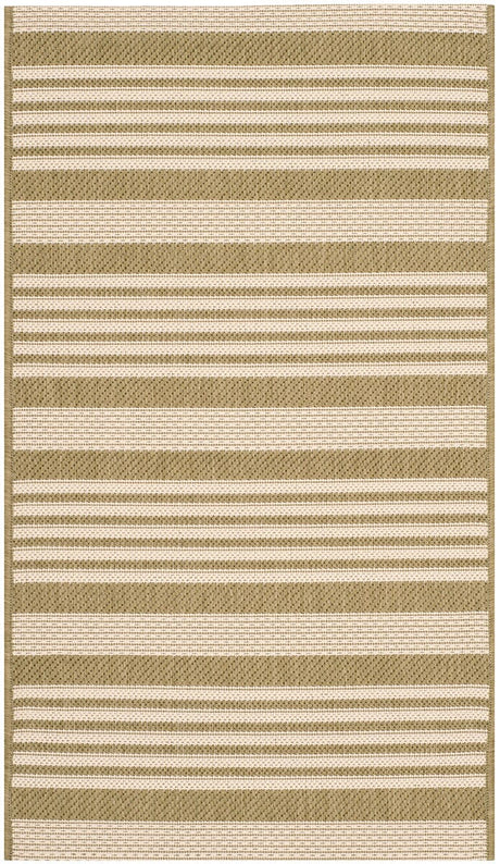 Safavieh Courtyard Cy6062 - 244 Green / Beige Rugs - Safavieh - cy6062 - 244 - 8r