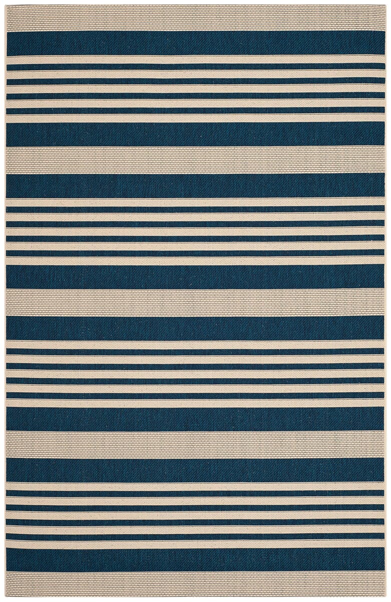 Safavieh Courtyard Cy6062 - 268 Navy / Beige Rugs - Safavieh - cy6062 - 268 - 2