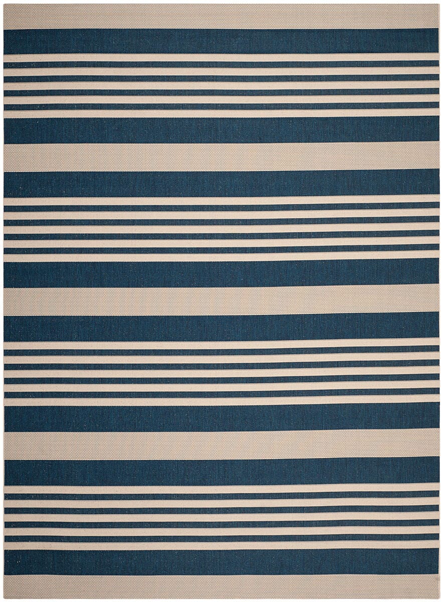Safavieh Courtyard Cy6062 - 268 Navy / Beige Rugs - Safavieh - cy6062 - 268 - 8r