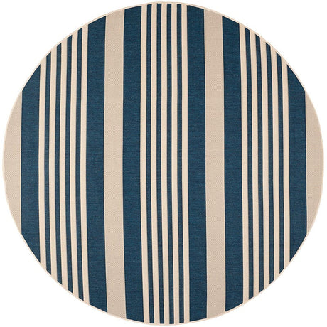 Safavieh Courtyard Cy6062 - 268 Navy / Beige Rugs - Safavieh - cy6062 - 268 - 8r