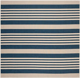 Safavieh Courtyard Cy6062 - 268 Navy / Beige Rugs - Safavieh - cy6062 - 268 - 8sq