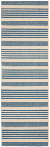 Safavieh Courtyard Cy6062 Beige/Blue Rug - Safavieh - cy6062 - 233 - 216