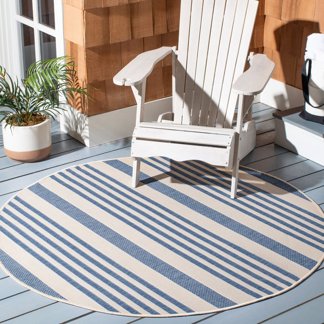 Safavieh Courtyard Cy6062 Beige/Blue Rug - Safavieh - cy6062 - 233 - 4r