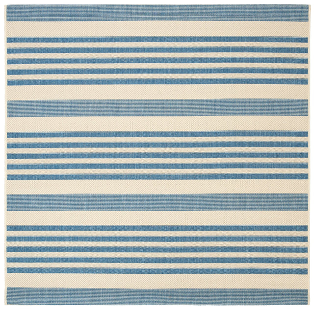 Safavieh Courtyard Cy6062 Beige/Blue Rug - Safavieh - cy6062 - 233 - 8sq