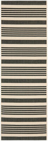 Safavieh Courtyard Cy6062 Black/Bone Rug - Safavieh - cy6062 - 216 - 28