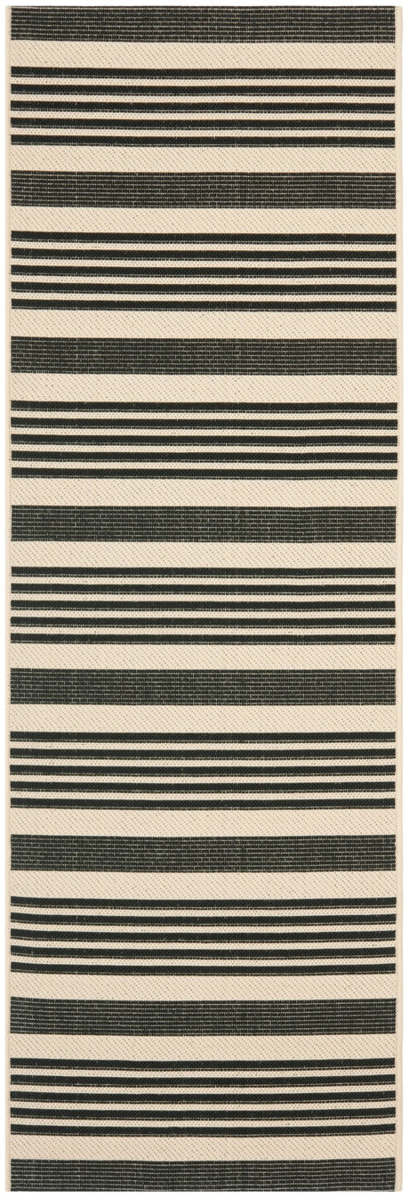 Safavieh Courtyard Cy6062 Black/Bone Rug - Safavieh - cy6062 - 216 - 28