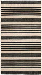 Safavieh Courtyard Cy6062 Black/Bone Rug - Safavieh - cy6062 - 216 - 4r