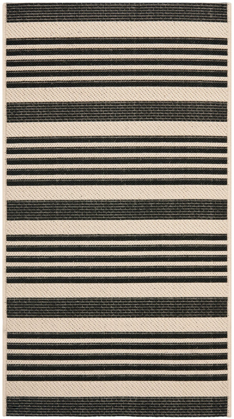 Safavieh Courtyard Cy6062 Black/Bone Rug - Safavieh - cy6062 - 216 - 4r