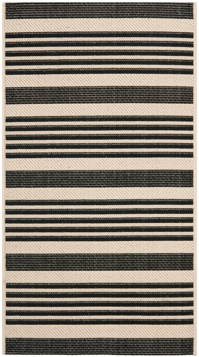 Safavieh Courtyard Cy6062 Black/Bone Rug - Safavieh - cy6062 - 216 - 4r