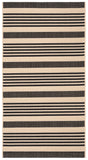 Safavieh Courtyard Cy6062 Black/Bone Rug - Safavieh - cy6062 - 216 - 810