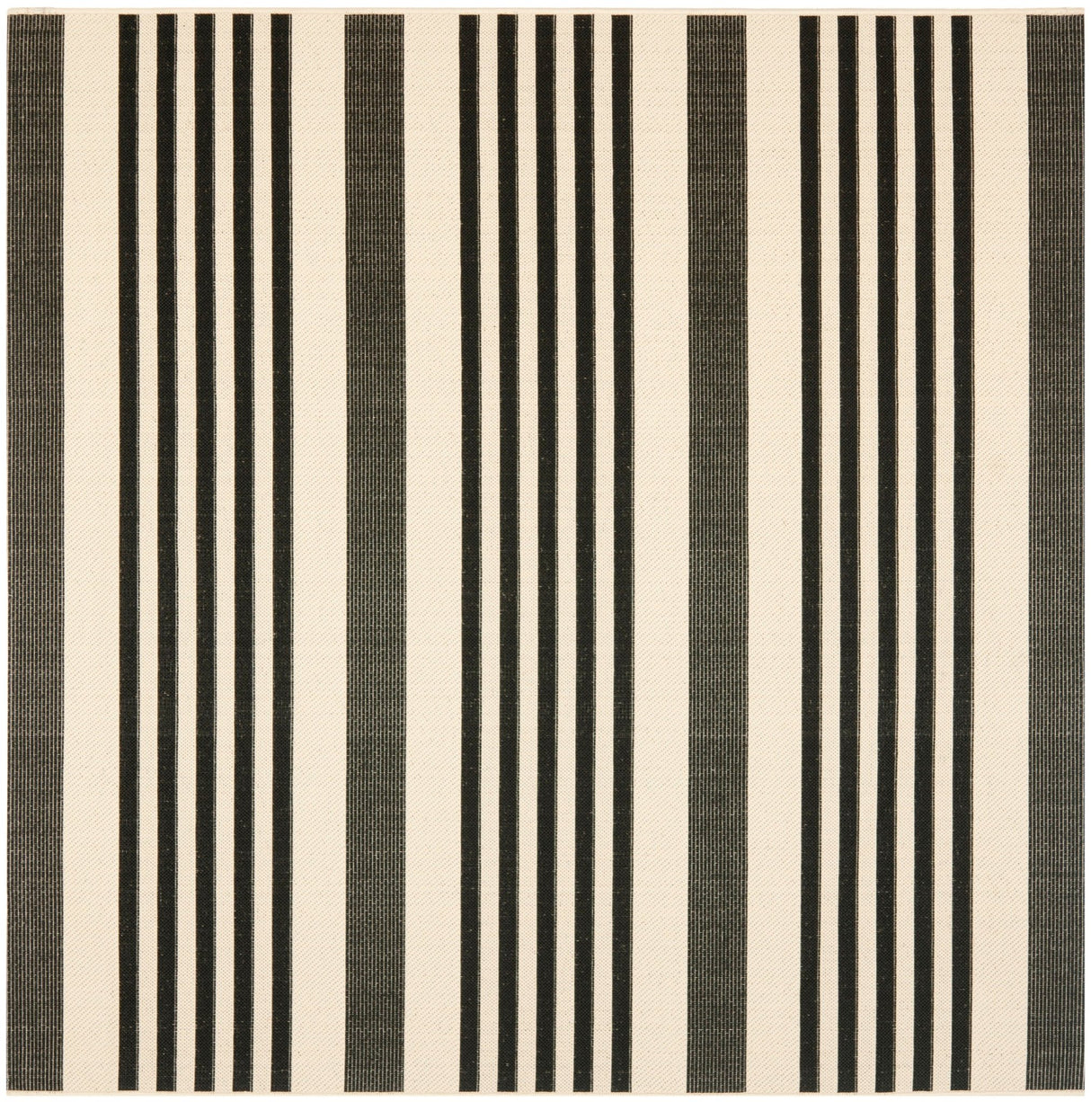 Safavieh Courtyard Cy6062 Black/Bone Rug - Safavieh - cy6062 - 216 - 8sq