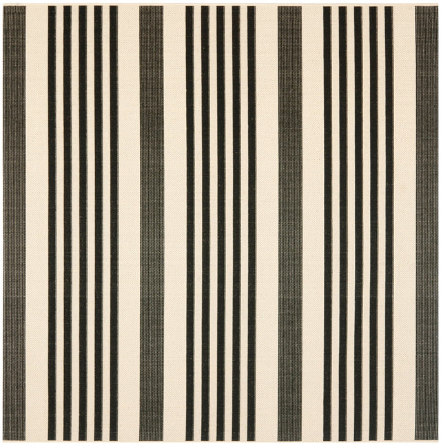 Safavieh Courtyard Cy6062 Black/Bone Rug - Safavieh - cy6062 - 216 - 8sq