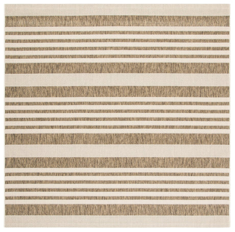 Safavieh Courtyard Cy6062 Brown/Bone Rug - Safavieh - cy6062 - 242 - 4sq