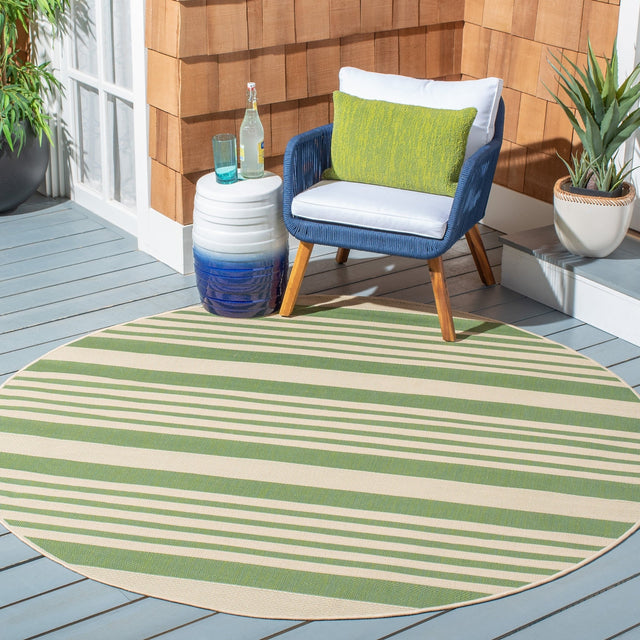 Safavieh Courtyard Cy6062 Green/Beige Rug - Safavieh - cy6062 - 244 - 4r