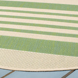 Safavieh Courtyard Cy6062 Green/Beige Rug - Safavieh - cy6062 - 244 - 9