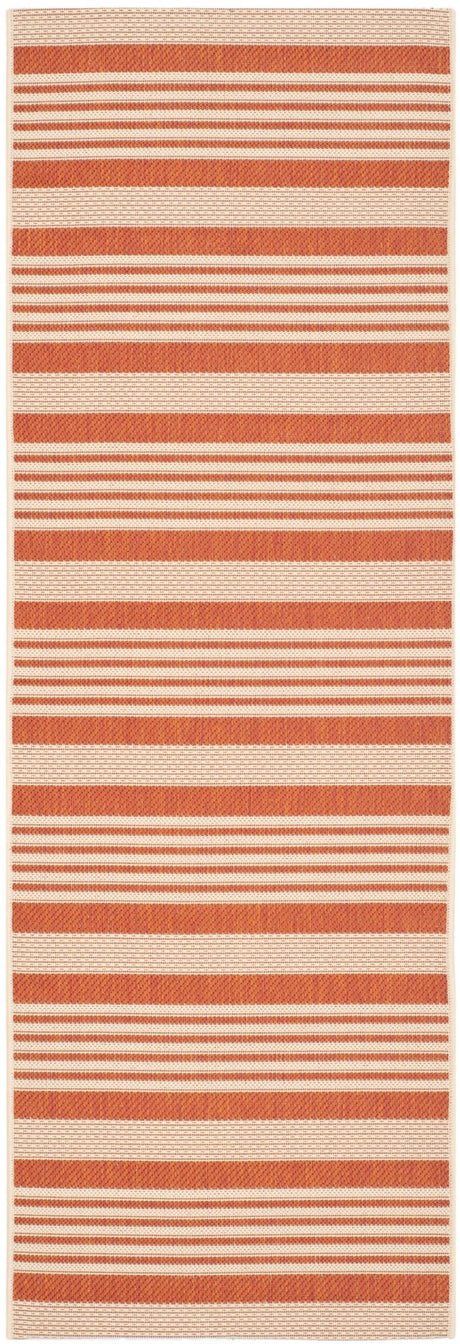 Safavieh Courtyard Cy6062 Terracotta/Beige Rug - Safavieh - cy6062 - 241 - 28