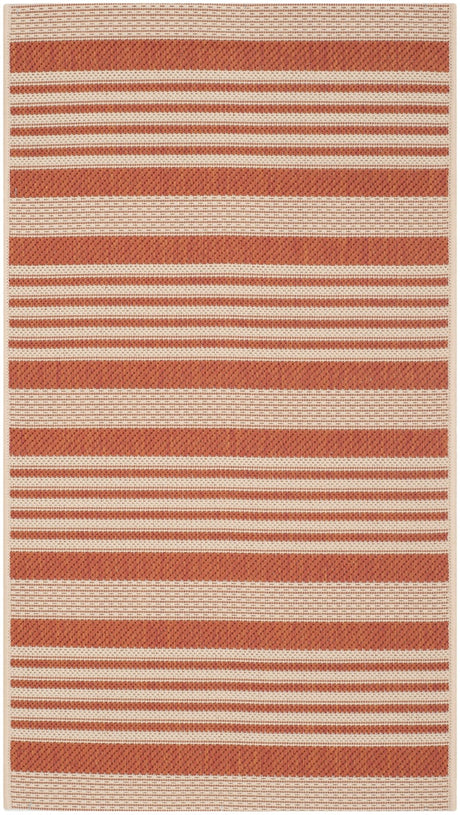 Safavieh Courtyard Cy6062 Terracotta/Beige Rug - Safavieh - cy6062 - 241 - 4r