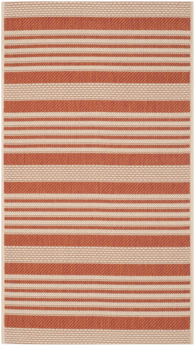 Safavieh Courtyard Cy6062 Terracotta/Beige Rug - Safavieh - cy6062 - 241 - 4r