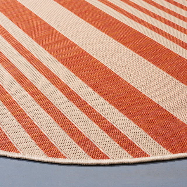 Safavieh Courtyard Cy6062 Terracotta/Beige Rug - Safavieh - cy6062 - 241 - 810