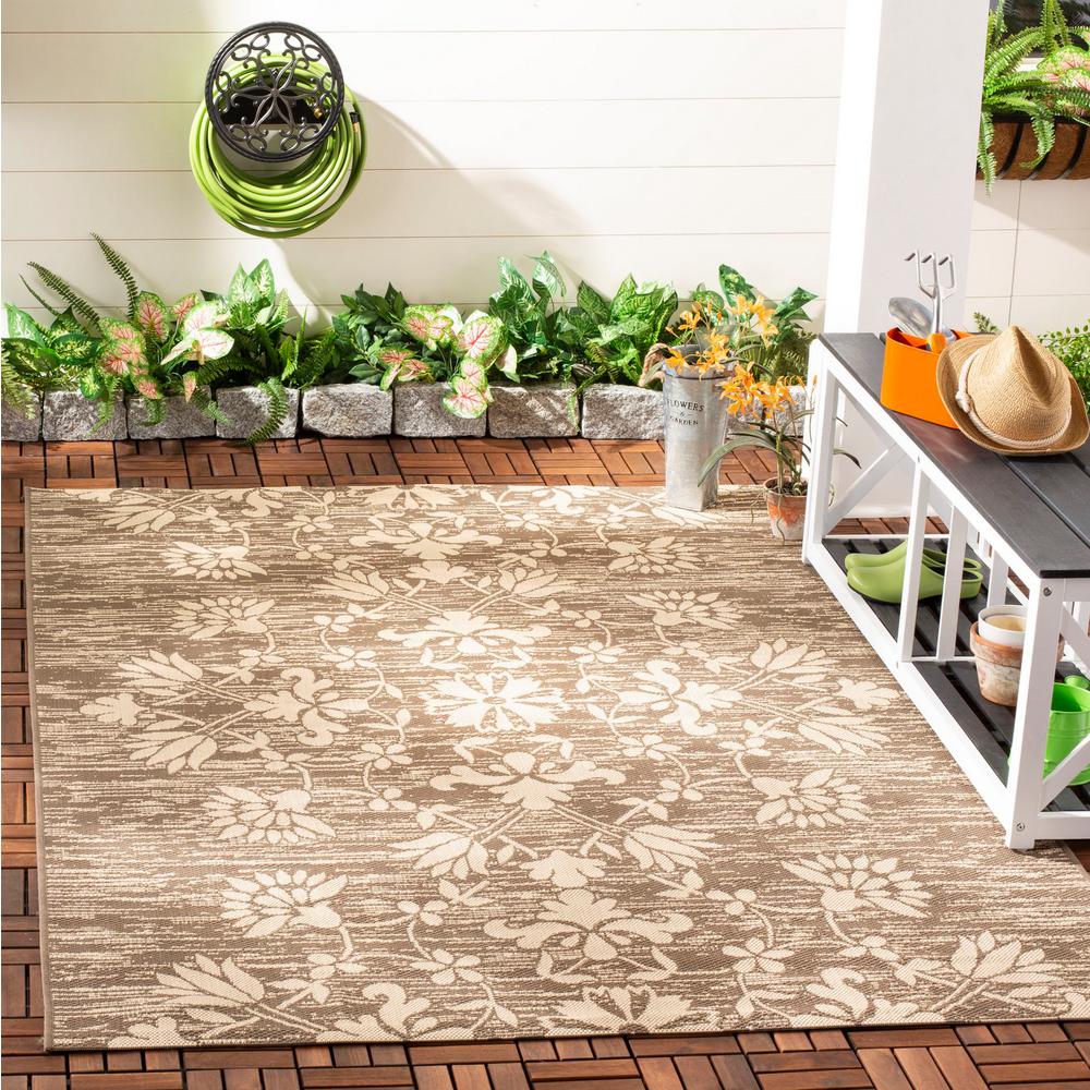 Safavieh Courtyard Cy6064 - 07921 Dark Beig/Beige Rugs - Safavieh - cy6064 - 07921 - 5